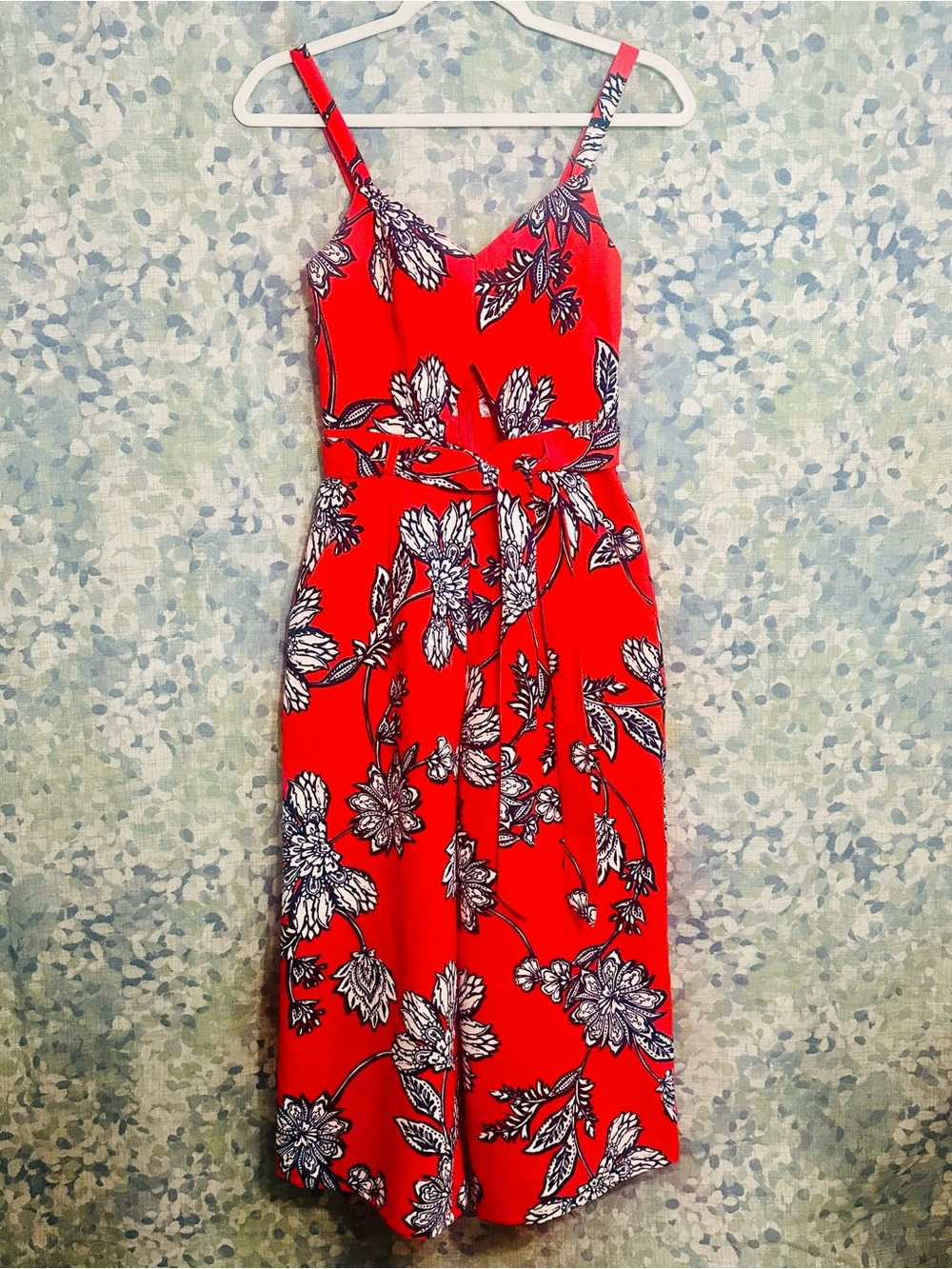 Dotti Floral Wide Leg Jumpsuit Size 8